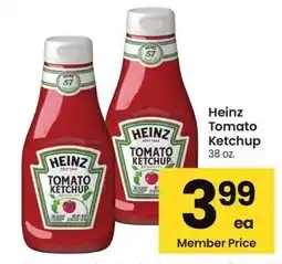 Albertsons Heinz Tomato Ketchup - 38 oz offer