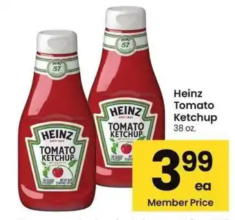 Albertsons Heinz Tomato Ketchup - 38 oz offer