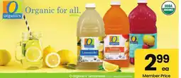 Albertsons O Organics Lemonade - 64 oz. Selected varieties offer