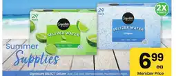 Albertsons Signature SELECT Seltzer - 24 pk., 12 oz. cans. Selected varieties offer