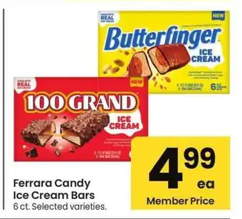 Albertsons Ferrara Candy Ice Cream Bars - 6 ct. Selected varieties offer