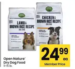 Albertsons Open Nature Dry Dog Food - 11-15 lb offer