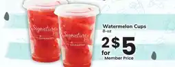 Albertsons Watermelon Cups - 8 - oz offer