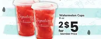 Albertsons Watermelon Cups - 8 - oz offer