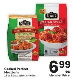 Albertsons Cooked Perfect Meatballs - 18 to 32 - oz, select varieties offer