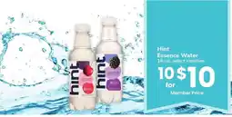 Albertsons Hint Essence Water - 16 - oz, select varieties offer