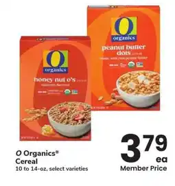 Albertsons O Organics Cereal - 10 to 14-oz, select varieties offer