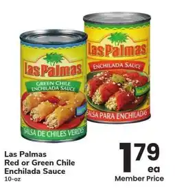 Albertsons Las Palmas Red or Green Chile Enchilada Sauce - 10 - oz offer
