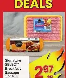 Albertsons Signature SELECT Breakfast Sausage - 12-16 oz. Select Varieties offer