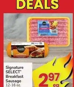 Albertsons Signature SELECT Breakfast Sausage - 12-16 oz. Select Varieties offer