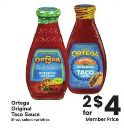 Albertsons Ortega Original Taco Sauce - 8-oz, select varieties offer
