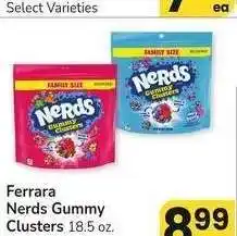 Albertsons Ferrara Nerds Gummy Clusters - 18.5 oz. Select Varieties offer
