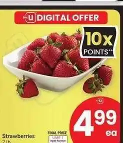 Albertsons Strawberries offer