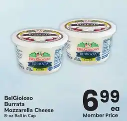 Albertsons BELGIOIOSO BURRATA MOZZARELLA CHEESE - 8 - oz Ball in Cup offer