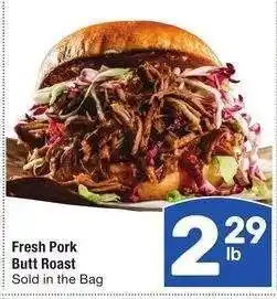 Albertsons Fresh Pork Butt Roast - Sold in the Bag offer