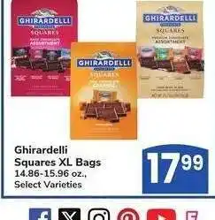 Albertsons Ghirardelli Squares XL Bags - 14.86-15.96 oz., Select Varieties offer