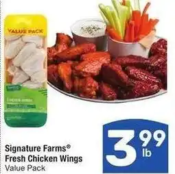 Albertsons Signature Farms Fresh Chicken Wings - Value Pack offer