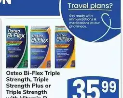 Albertsons Osteo Bi-Flex Triple Strength, Triple Strength Plus or Triple Strength with Vitamin D - 80 ct offer