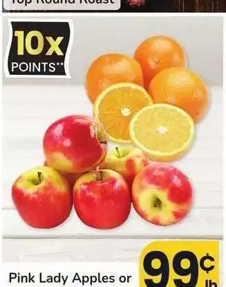 Albertsons Pink Lady Apples or Navel Oranges offer