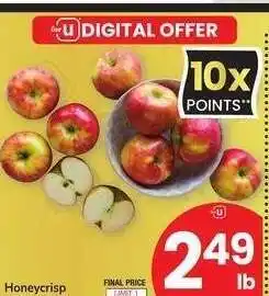 Albertsons Honeycrisp Apples offer
