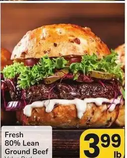 Albertsons Fresh 80% Lean Ground Beef - Value Pack offer