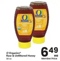 Albertsons O Organics Raw & Unfiltered Honey - 16 - oz offer