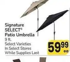 Albertsons Signature SELECT Patio Umbrella - 9 ft. Select Varieties offer