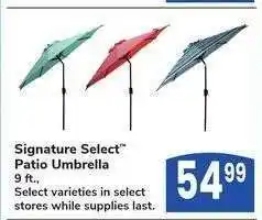 Albertsons Signature SELECT Patio Umbrella - 9 ft offer