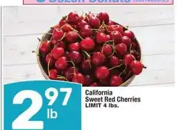 Albertsons California Sweet Red Cherries offer