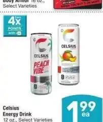 Albertsons Celsius Energy Drink - 12 oz., Select Varieties offer