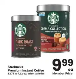 Albertsons Starbucks Premium Instant Coffee - 3.175 to 7.12 - oz, select varieties offer