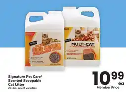 Albertsons Signature Pet Care Scented Scoopable Cat Litter - 20-lbs, select varieties offer