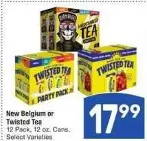 Albertsons New Belgium or Twisted Tea - 12 Pack, 12 oz. Cans, Select Varieties offer