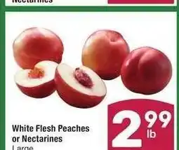 Albertsons White Flesh Peaches or Nectarines - Large offer