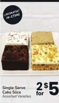 Albertsons Single Serve Cake Slice - Assorted Varieties offer