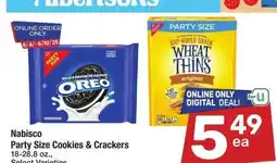 Albertsons Nabisco Party Size Cookies & Crackers - 18-28.8 oz., Select Varieties offer