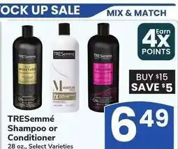 Albertsons Tresemme Shampoo or Conditioner - 28 oz., Select Varieties MIX & MATCH offer