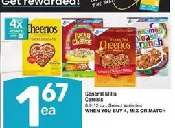 Albertsons General Mills Cereals - 8.9-12 oz., Select Varieties MIX OR MATCH offer