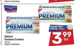 Albertsons Nabisco Premium Crackers - 16 oz, Select Varieties offer