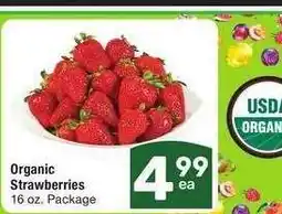 Albertsons Organic Strawberries - 16 oz. Package offer