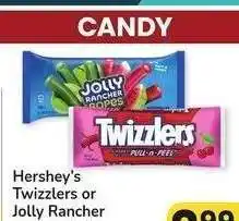 Albertsons Hershey's Twizzlers or Jolly Rancher Ropes - 12-16 oz. Select Varieties offer