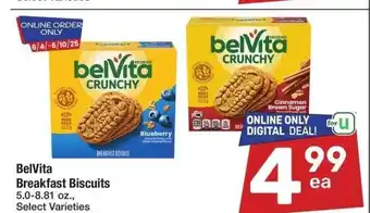 Albertsons belVita Breakfast Biscuits - 5.0-8.81 oz., Select Varieties offer