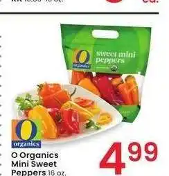 Albertsons O Organics Mini Sweet Peppers - 16 oz offer