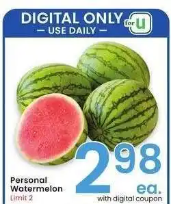 Albertsons Personal Watermelon offer