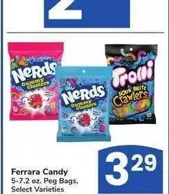 Albertsons Ferrara Candy - 5-7.2 oz. Peg Bags, Select Varieties offer