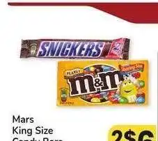 Albertsons Mars King Size Candy Bars - Select Varieties offer