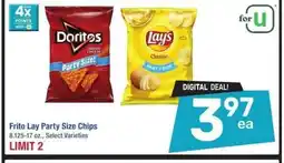 Albertsons Frito Lay Party Size Chips - 8.125-17 oz., Select Varieties offer