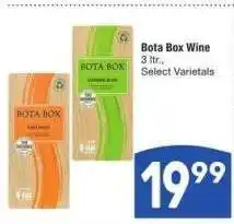 Albertsons Bota Box Wine - 3 ltr., Select Varietals offer