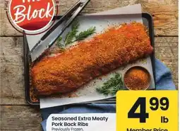 Albertsons Seasoned Extra Meaty Pork Back Ribs - Previously Frozen offer