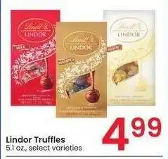 Albertsons Lindor Truffles - 5.1 oz., select varieties offer